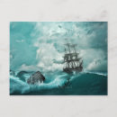 Recherche de pirates vintages cartes postales Bateau