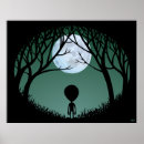 Recherche de lune halloween posters Décoration