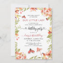 Recherche de rouge de coccinelle anniversaire invitations Floral