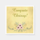 Zoek naar perkament servetten Bloemen