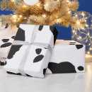 Recherche de vache noire et blanche papier cadeau Mignon