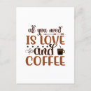 Zoek naar liefde koffie briefkaarten Koffieliefhebber