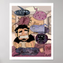 Zoek naar buren posters Cartoon