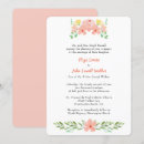 Recherche de rose corail invitations Classique