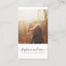 Recherche de photographe cartes visite Carrière