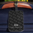 Recherche de noir et blanc bagages étiquettes Simple