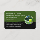 Recherche de tennis coach cartes visite Moderne