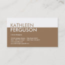 Recherche de brune standard cartes visite Simple