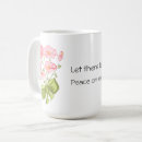 Recherche de paix sur terre Fleurs roses