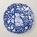 Recherche de lapin blanc coussins William morris