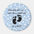Recherche de pieds de bébé magnets Mignon