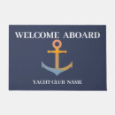 Zoek naar boot anker deurmatten Blauw