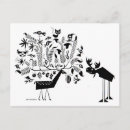 Recherche de chat oiseau cartes postales Noir
