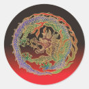 Recherche de style asiatique autocollants Dragon