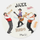 Recherche de musiciens jazz autocollants Vintage