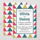 Recherche de motif triangulaire invitations Élégant