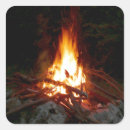 Recherche de feu de camp autocollants Flammes