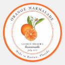 Recherche de confiture orange autocollants Vintage