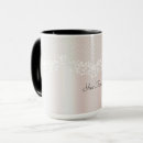 Recherche de dentelle élégante tasses Floral