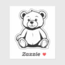 Recherche de ours blanc blanc autocollants Minimaliste