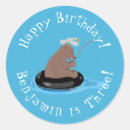 Recherche de pêche drôle autocollants Anniversaire