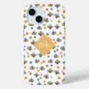 Recherche de jolies fleurs iphone coques Monogramme