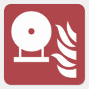 Recherche de signe de sécurité autocollants Extincteur