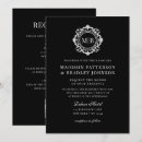 Recherche de floral noir et blanc invitations Code qr