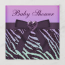 Recherche de zebra baby shower invitations Violet