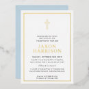 Recherche de bleu bébé baptême invitations Simple
