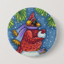 Recherche de boule de noël badges Rouge