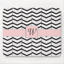 Zoek naar zwart wit chevron muismatten Trendy