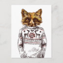 Recherche de anthropomorphisme cartes postales Renard