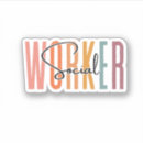 Recherche de travail social autocollants Diplôme de travailleur social