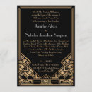 Recherche de style gatsby invitations Géométrique