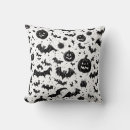 Recherche de chauve souris coussins Noir et blanc