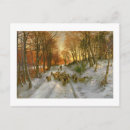 Recherche de scène de soirée cartes postales Coucher de soleil