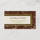 Recherche de nature inspiré cartes visite Élégant