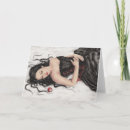Recherche de satin blanc vœux cartes Rouge