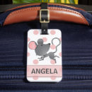 Recherche de souris bagages étiquettes Travel