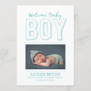 Recherche de bébé bienvenu maternité invitations Garçon