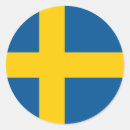 Recherche de suède autocollants Drapeau