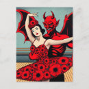 Recherche de diable rouge cartes postales Unique
