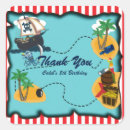 Recherche de pirate party autocollants Anniversaire