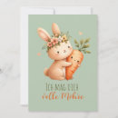 Recherche de lièvre invitations Aquarelle