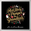 Zoek naar kleinkinderen posters Grappige kerstmis