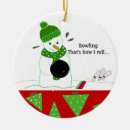 Recherche de boule de bowling ornements Bonhomme de neige