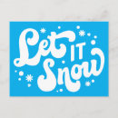 Recherche de flocons neige cartes postales Saison hivernale