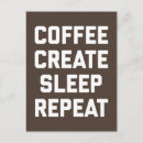 Recherche de dormir cartes postales Typographie