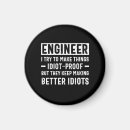 Recherche de ingénieur drôle magnets Humour